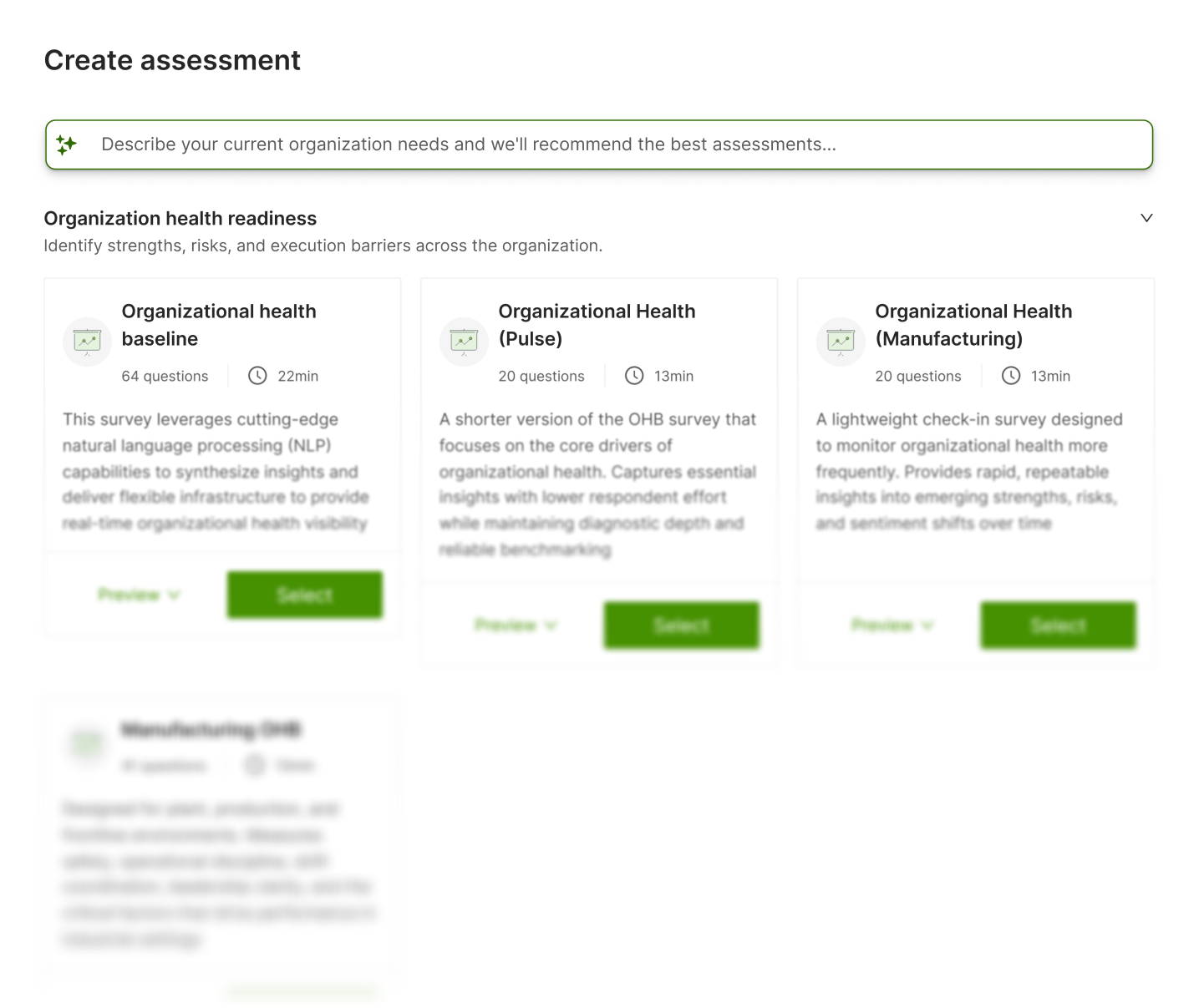 Whole-org diagnostic launched in days